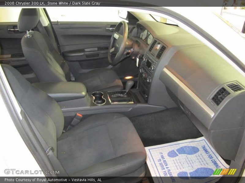 Stone White / Dark Slate Gray 2008 Chrysler 300 LX