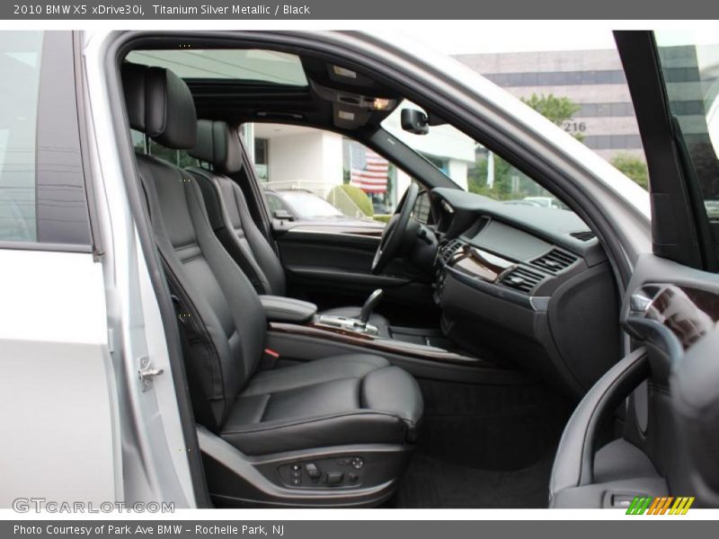 Titanium Silver Metallic / Black 2010 BMW X5 xDrive30i