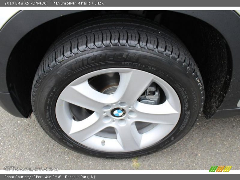 Titanium Silver Metallic / Black 2010 BMW X5 xDrive30i
