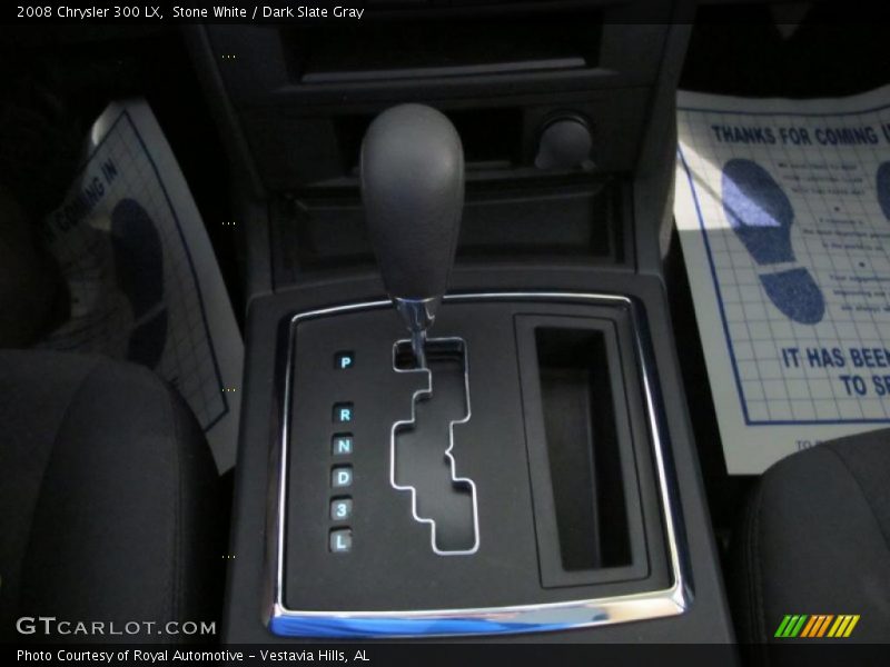 Stone White / Dark Slate Gray 2008 Chrysler 300 LX