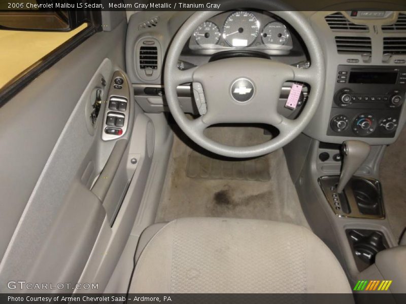 Medium Gray Metallic / Titanium Gray 2006 Chevrolet Malibu LS Sedan