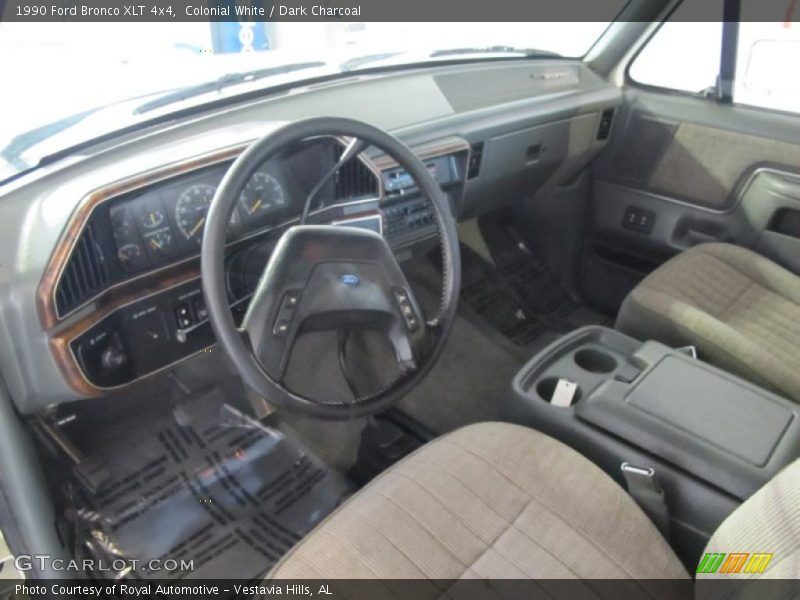 Dark Charcoal Interior - 1990 Bronco XLT 4x4 