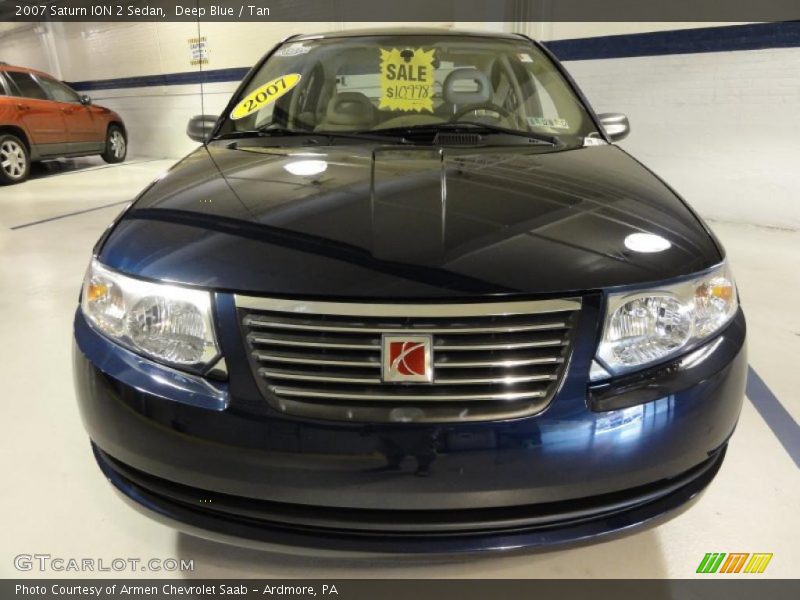 Deep Blue / Tan 2007 Saturn ION 2 Sedan