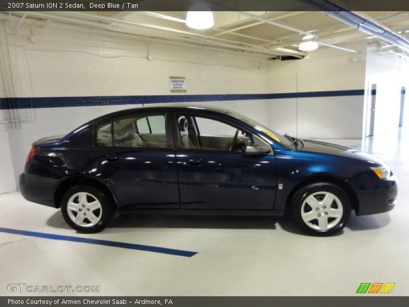Deep Blue / Tan 2007 Saturn ION 2 Sedan