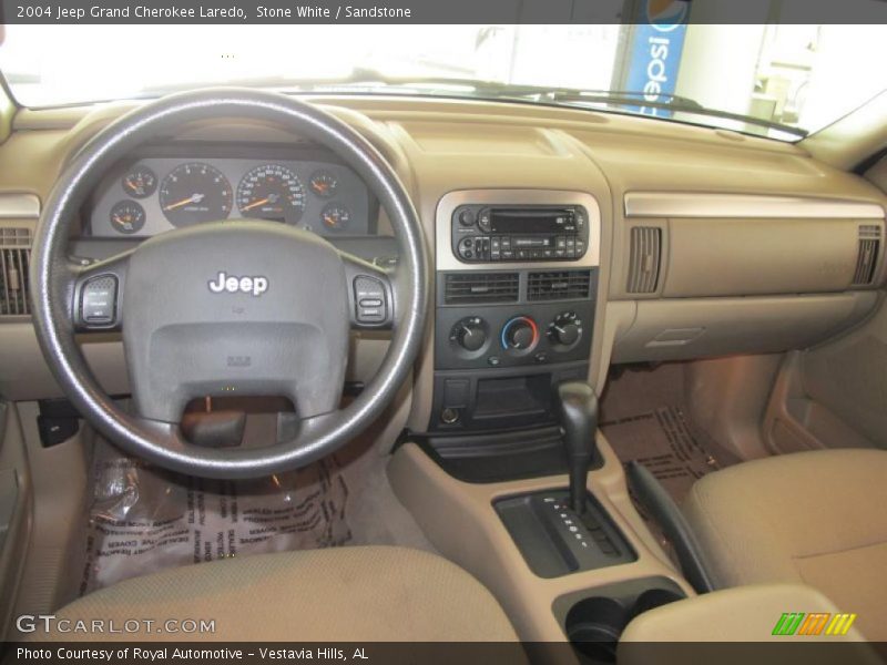 Stone White / Sandstone 2004 Jeep Grand Cherokee Laredo