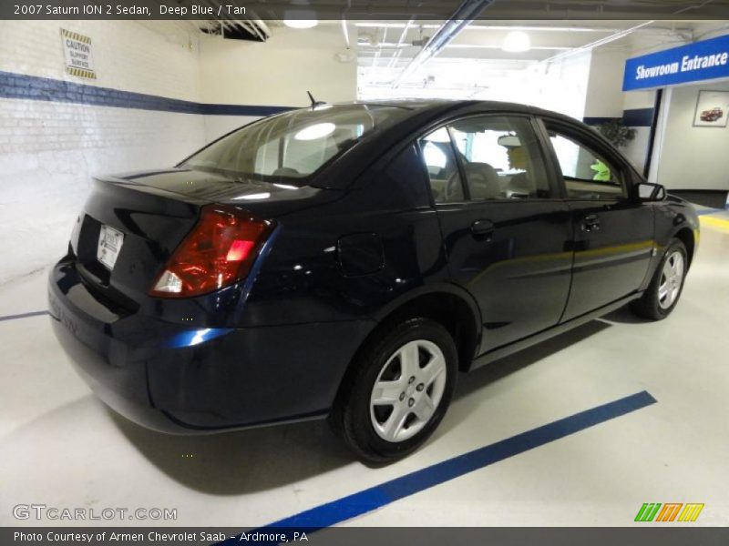 Deep Blue / Tan 2007 Saturn ION 2 Sedan