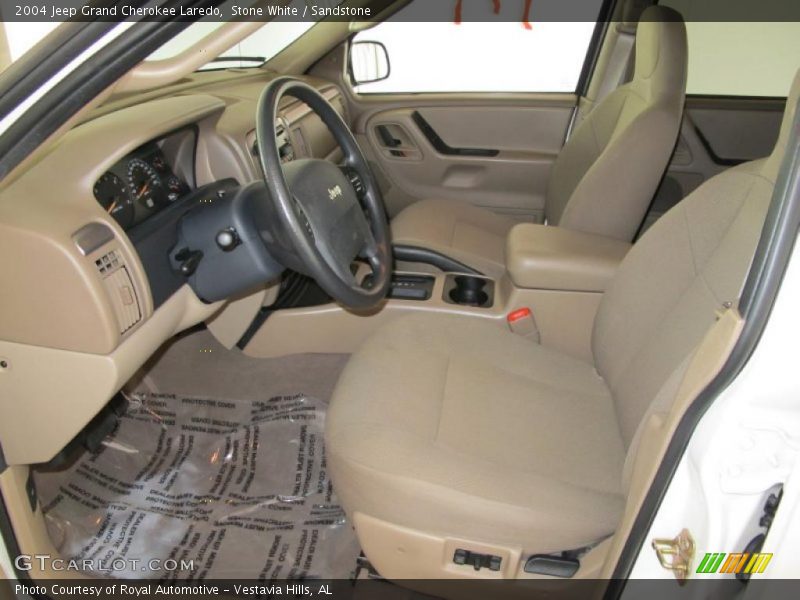Stone White / Sandstone 2004 Jeep Grand Cherokee Laredo