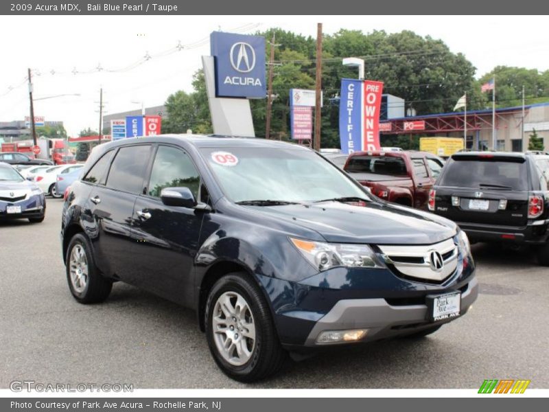 Bali Blue Pearl / Taupe 2009 Acura MDX