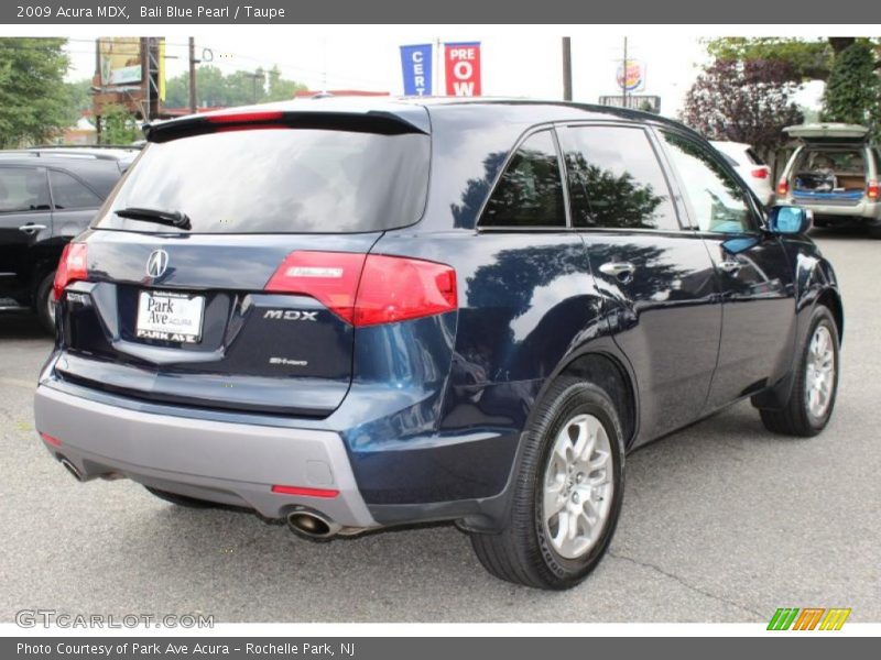 Bali Blue Pearl / Taupe 2009 Acura MDX
