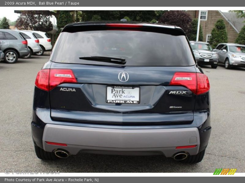 Bali Blue Pearl / Taupe 2009 Acura MDX