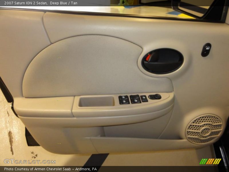 Deep Blue / Tan 2007 Saturn ION 2 Sedan