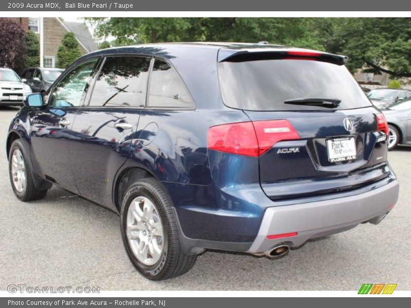 Bali Blue Pearl / Taupe 2009 Acura MDX