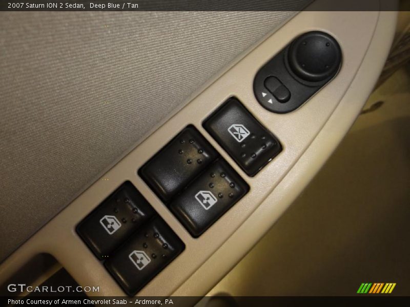 Deep Blue / Tan 2007 Saturn ION 2 Sedan