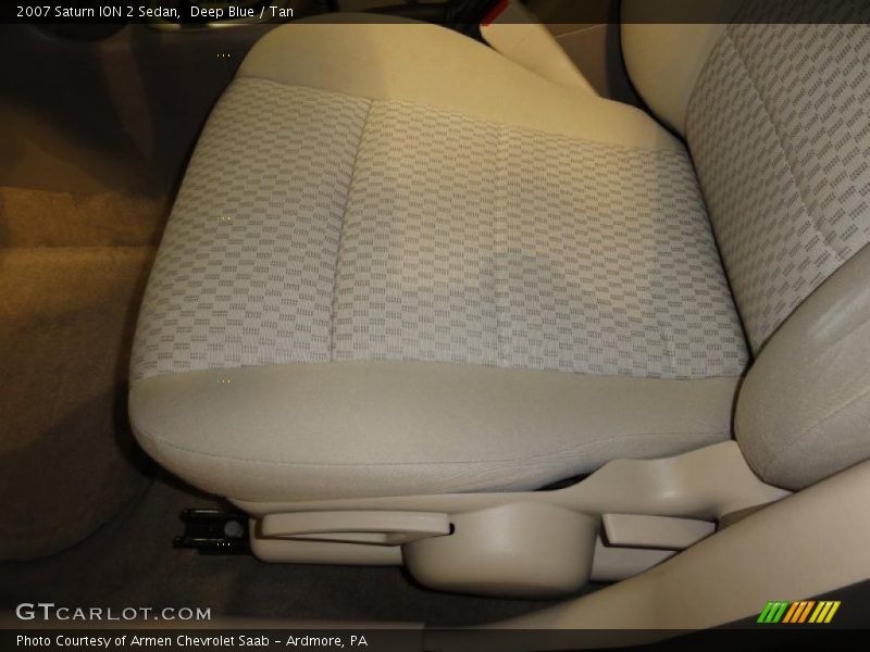 Deep Blue / Tan 2007 Saturn ION 2 Sedan
