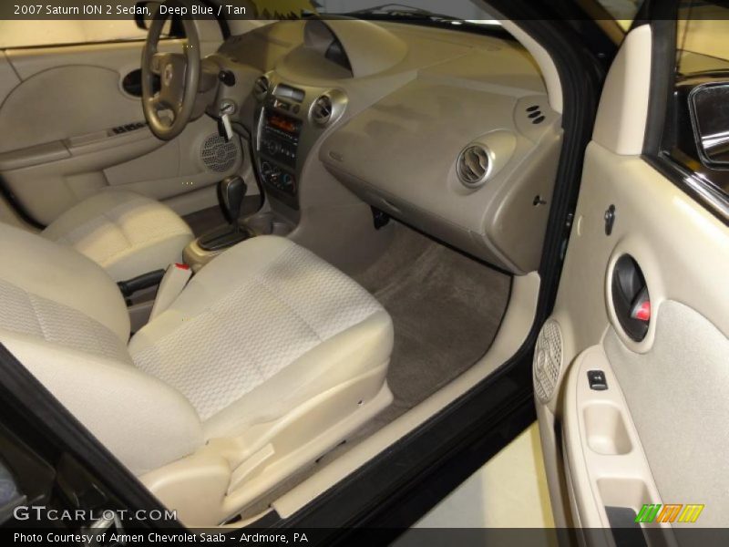 Deep Blue / Tan 2007 Saturn ION 2 Sedan