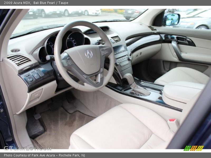 Bali Blue Pearl / Taupe 2009 Acura MDX