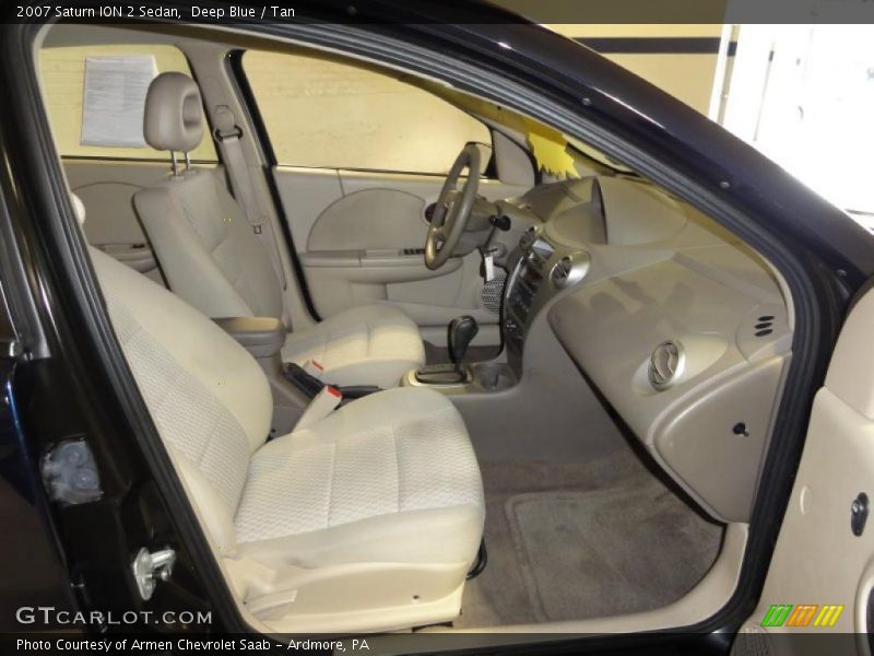 Deep Blue / Tan 2007 Saturn ION 2 Sedan