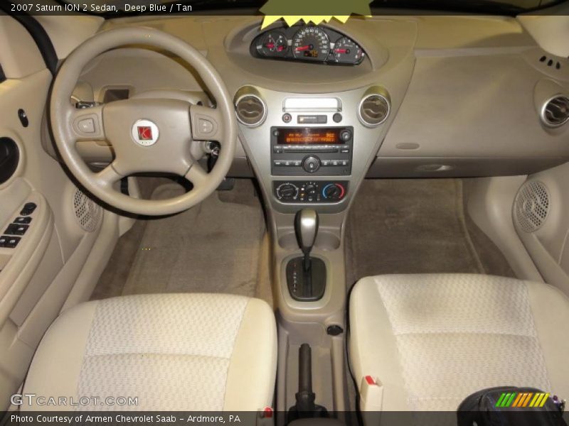Deep Blue / Tan 2007 Saturn ION 2 Sedan