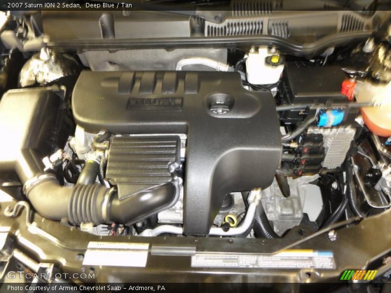 Deep Blue / Tan 2007 Saturn ION 2 Sedan