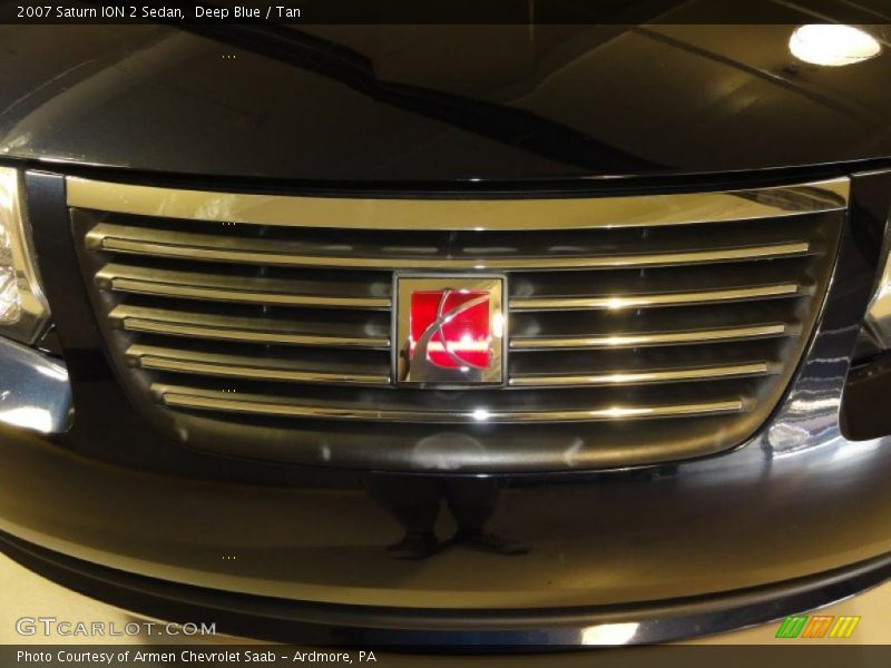 Deep Blue / Tan 2007 Saturn ION 2 Sedan