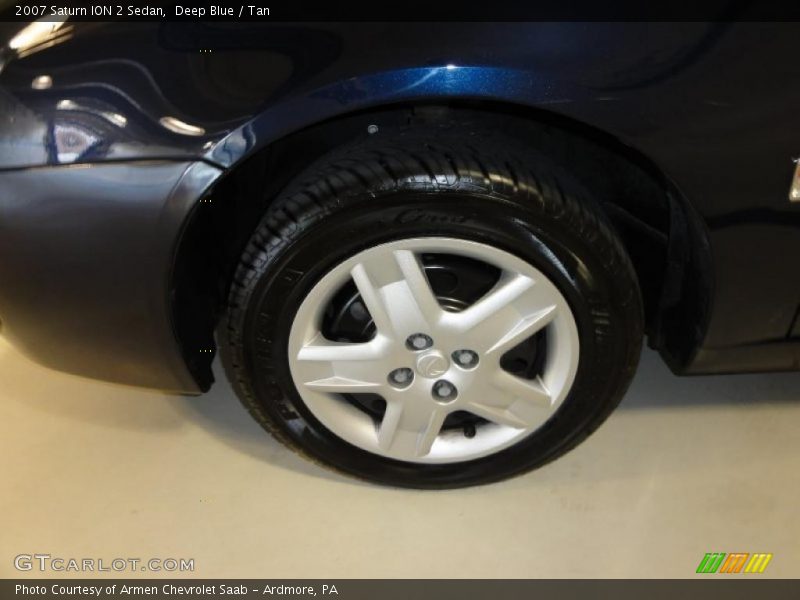 Deep Blue / Tan 2007 Saturn ION 2 Sedan