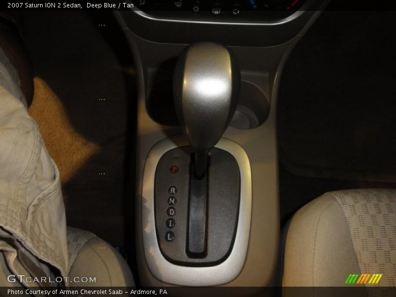 Deep Blue / Tan 2007 Saturn ION 2 Sedan