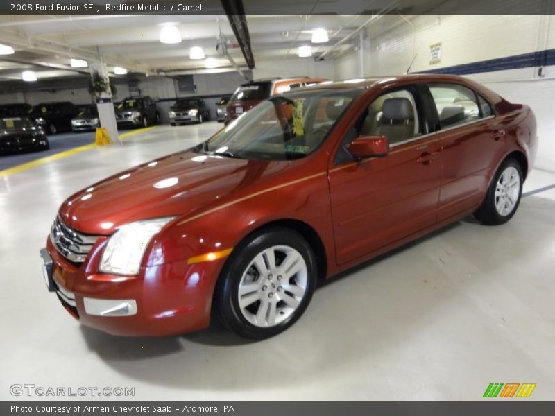 Redfire Metallic / Camel 2008 Ford Fusion SEL