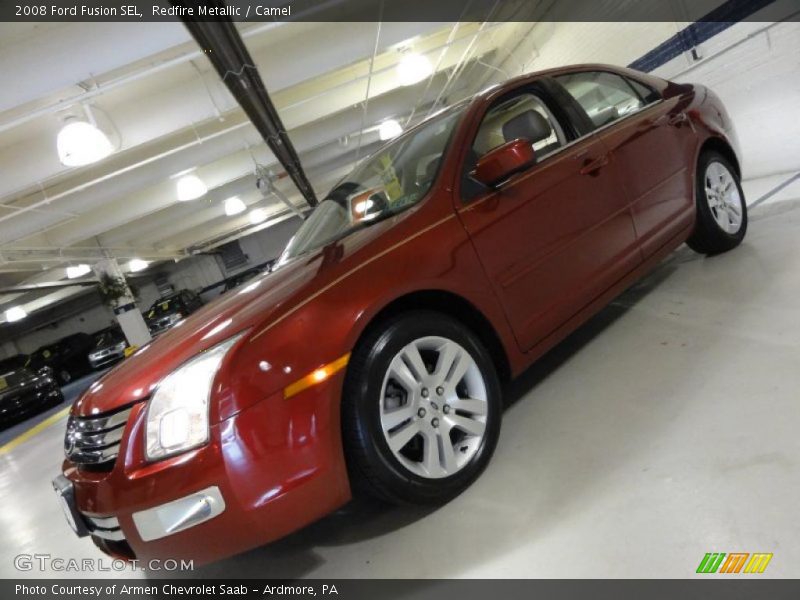 Redfire Metallic / Camel 2008 Ford Fusion SEL