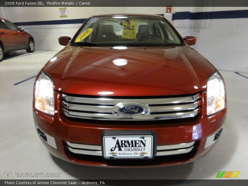 Redfire Metallic / Camel 2008 Ford Fusion SEL