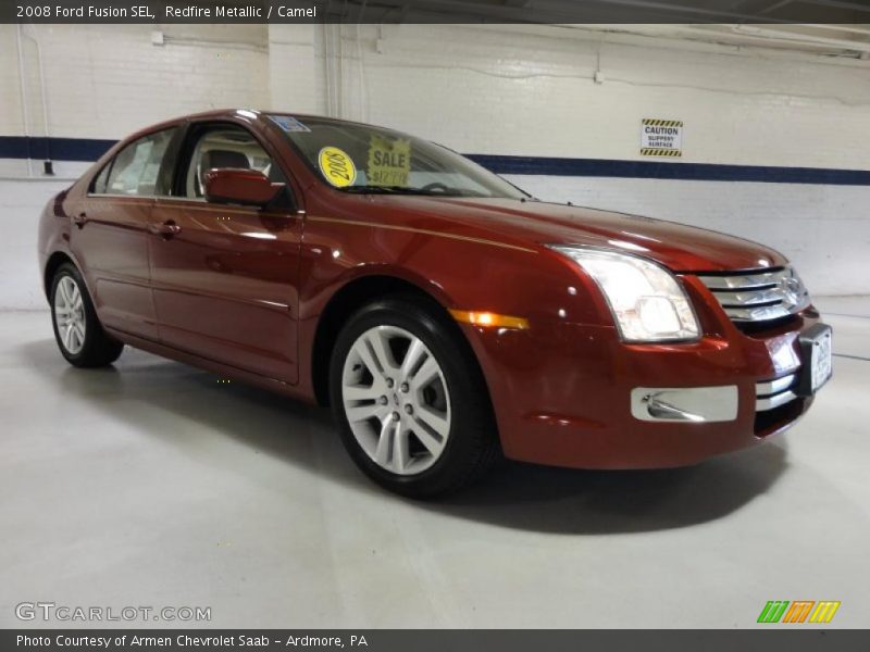 Redfire Metallic / Camel 2008 Ford Fusion SEL