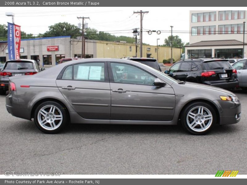 Carbon Bronze Metallic / Taupe 2008 Acura TL 3.2