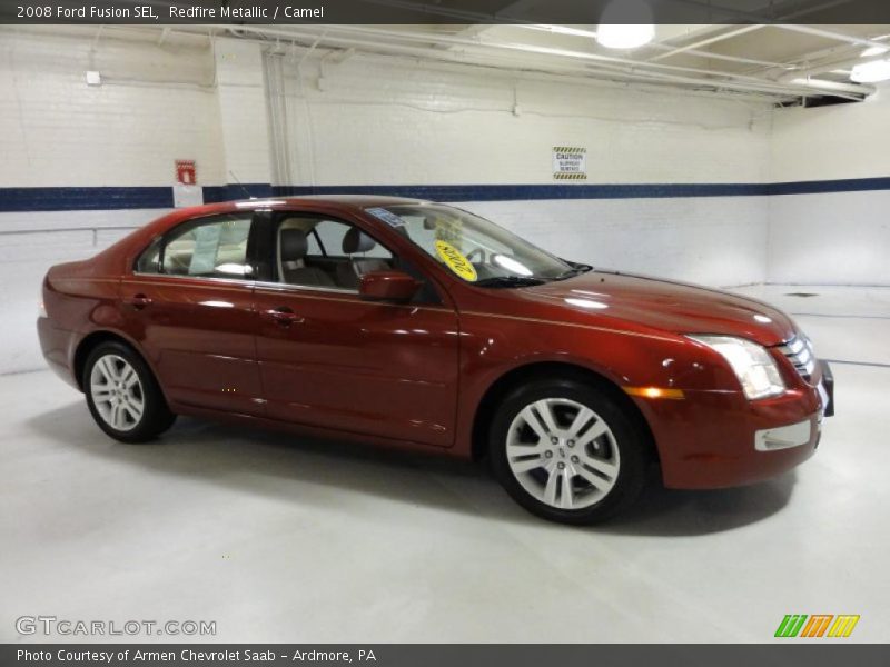 Redfire Metallic / Camel 2008 Ford Fusion SEL