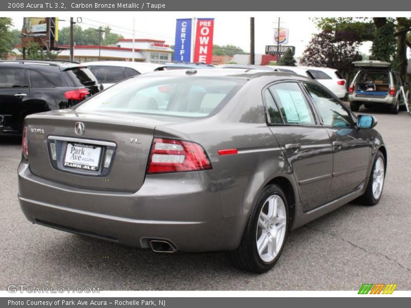 Carbon Bronze Metallic / Taupe 2008 Acura TL 3.2