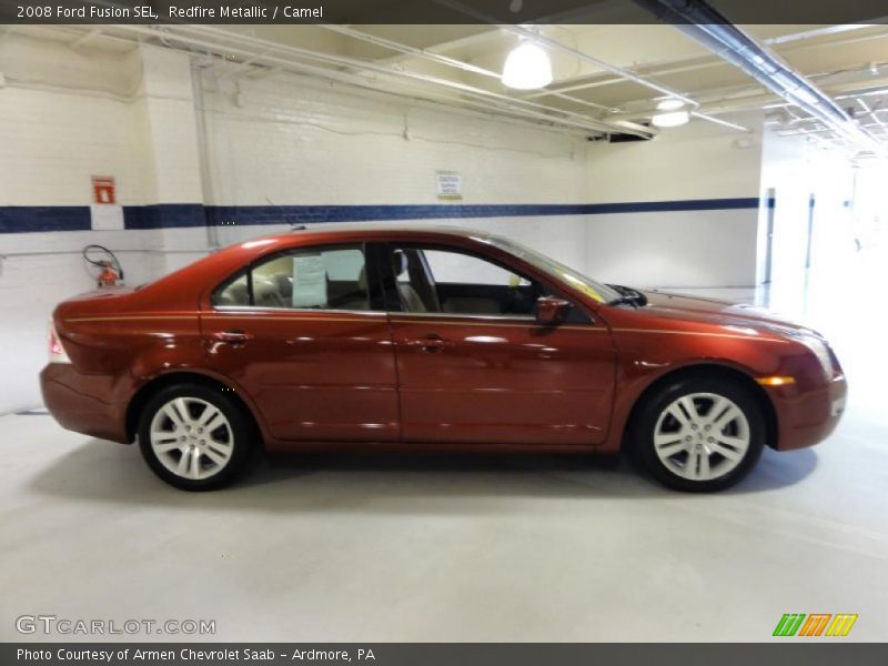 Redfire Metallic / Camel 2008 Ford Fusion SEL