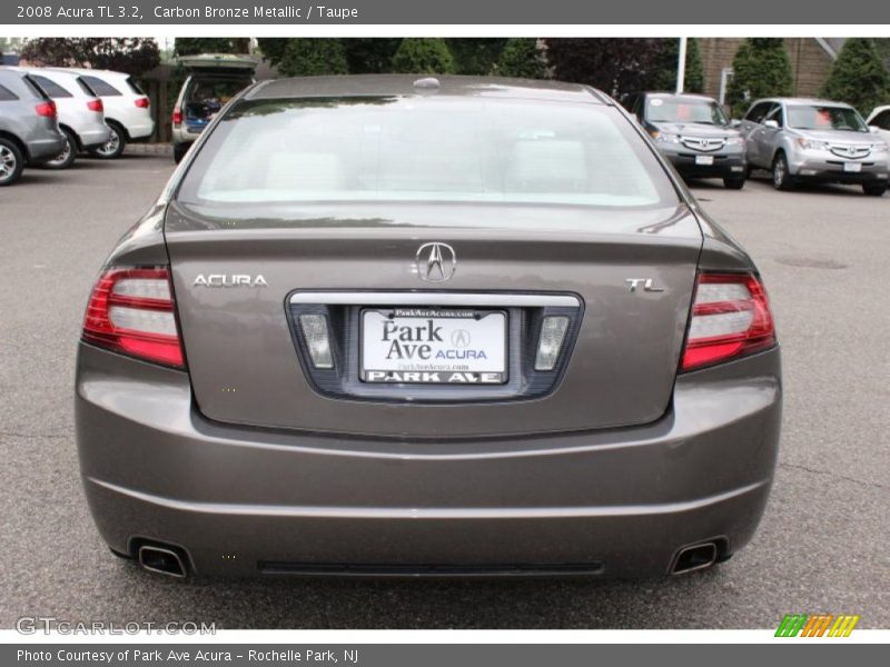 Carbon Bronze Metallic / Taupe 2008 Acura TL 3.2