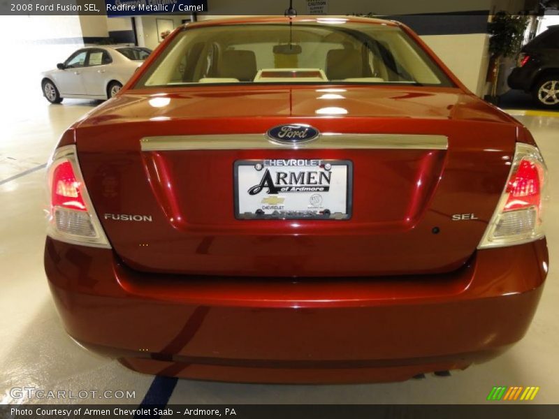 Redfire Metallic / Camel 2008 Ford Fusion SEL