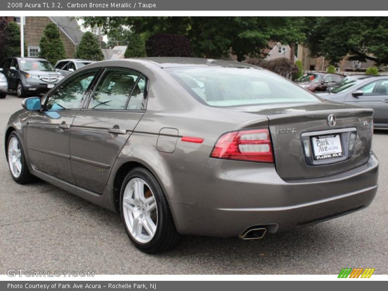 Carbon Bronze Metallic / Taupe 2008 Acura TL 3.2
