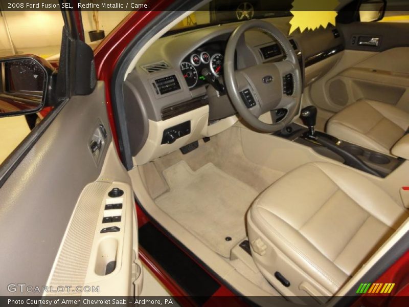 Redfire Metallic / Camel 2008 Ford Fusion SEL