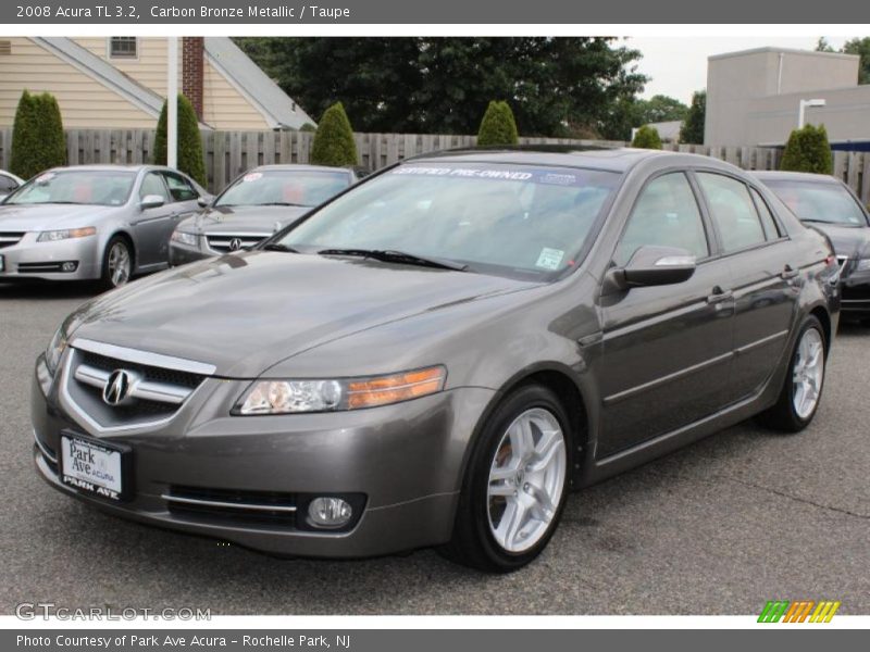 Carbon Bronze Metallic / Taupe 2008 Acura TL 3.2