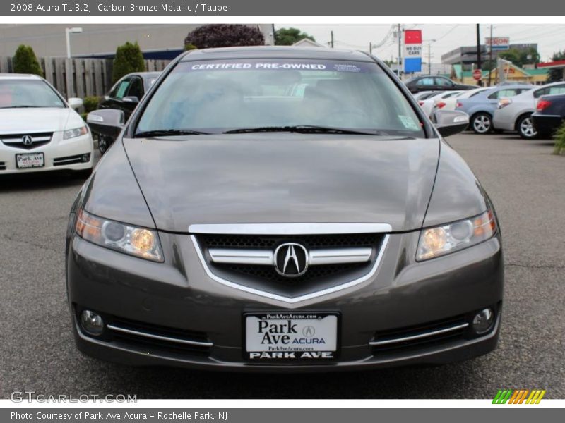 Carbon Bronze Metallic / Taupe 2008 Acura TL 3.2