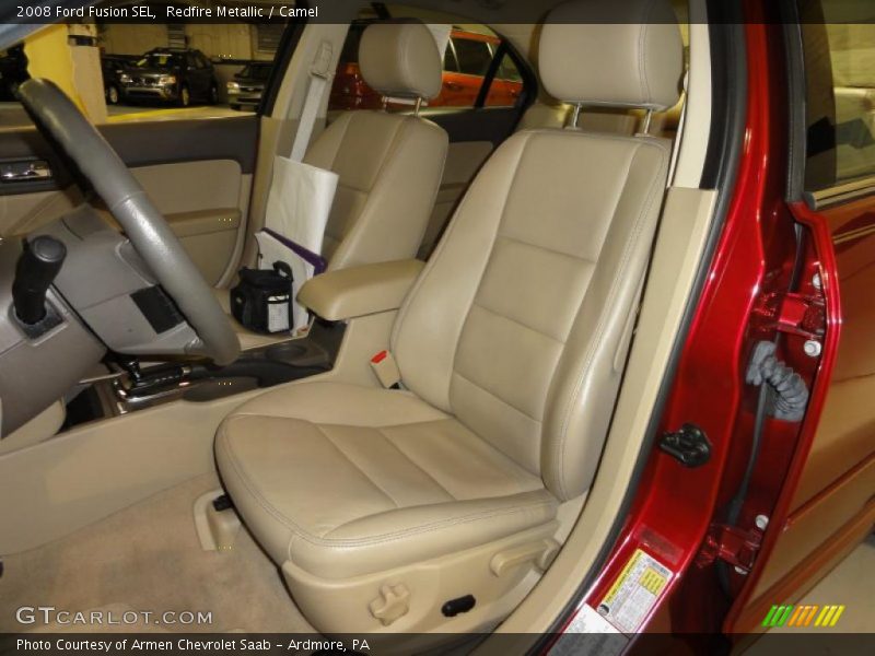 Redfire Metallic / Camel 2008 Ford Fusion SEL