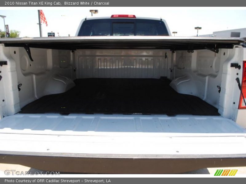 Blizzard White / Charcoal 2010 Nissan Titan XE King Cab