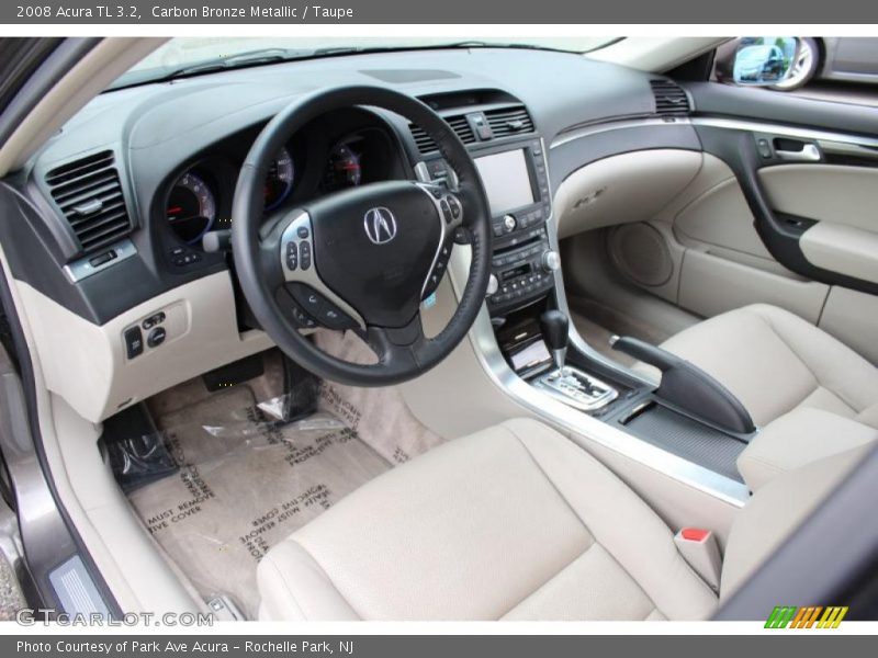 Carbon Bronze Metallic / Taupe 2008 Acura TL 3.2