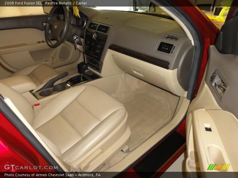 Redfire Metallic / Camel 2008 Ford Fusion SEL