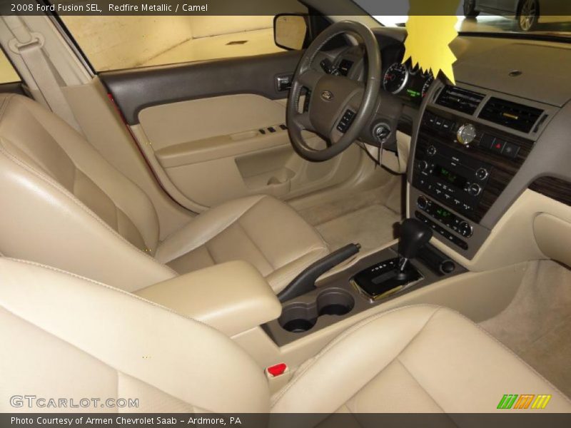 Redfire Metallic / Camel 2008 Ford Fusion SEL