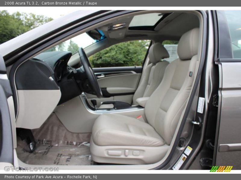 Carbon Bronze Metallic / Taupe 2008 Acura TL 3.2
