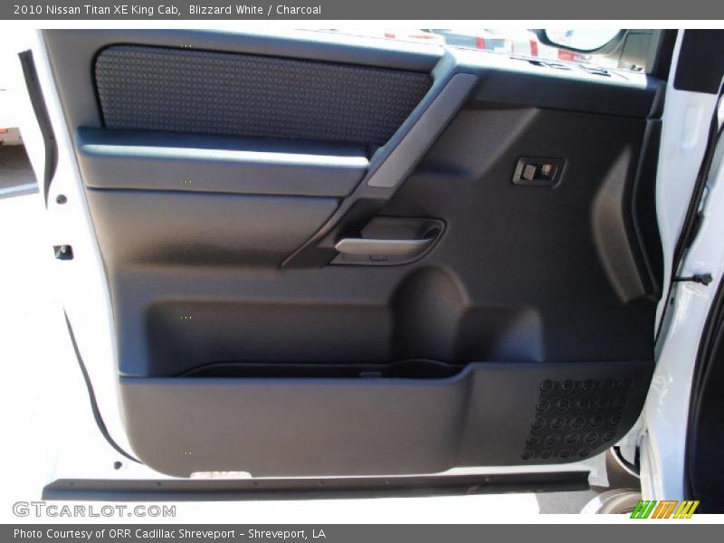 Blizzard White / Charcoal 2010 Nissan Titan XE King Cab