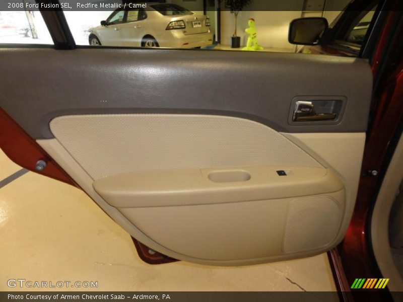 Redfire Metallic / Camel 2008 Ford Fusion SEL