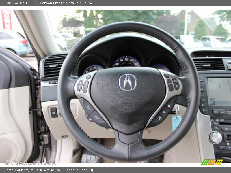 Carbon Bronze Metallic / Taupe 2008 Acura TL 3.2