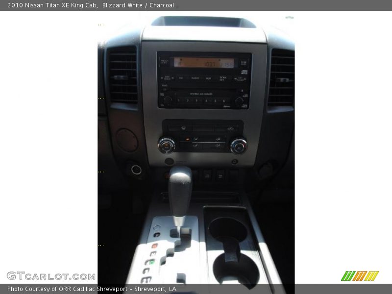 Blizzard White / Charcoal 2010 Nissan Titan XE King Cab